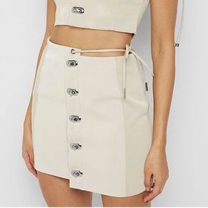 Manière De Voir leather skirt